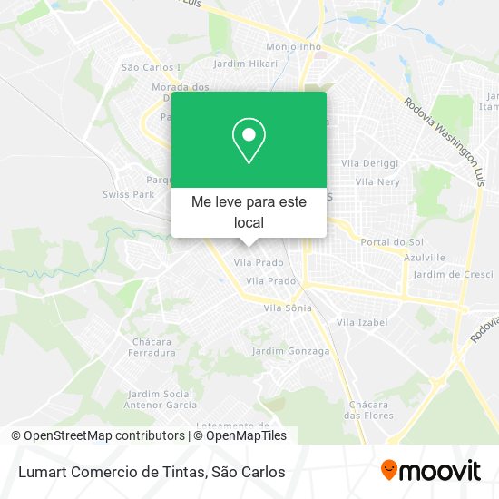 Lumart Comercio de Tintas mapa