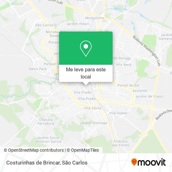 Costurinhas de Brincar mapa