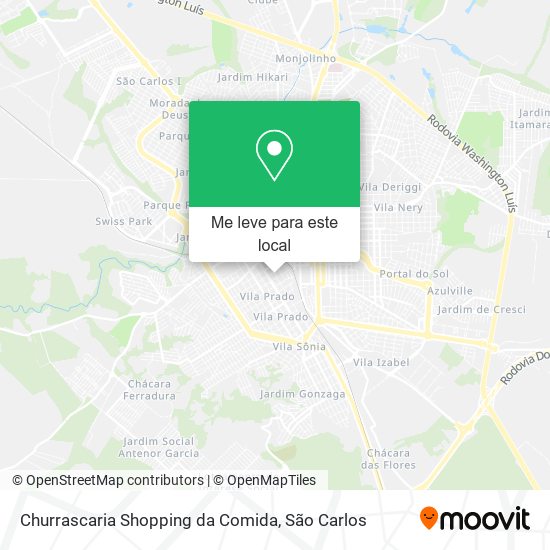 Churrascaria Shopping da Comida mapa