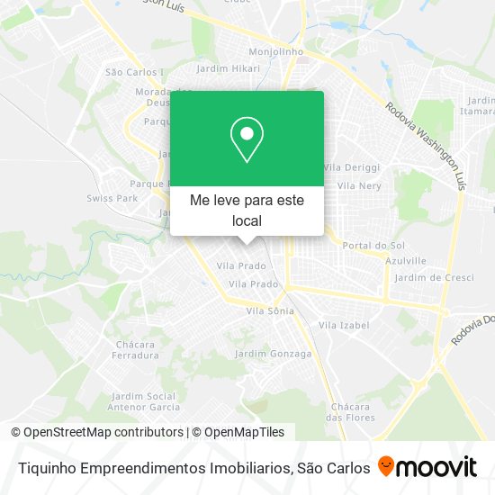 Tiquinho Empreendimentos Imobiliarios mapa
