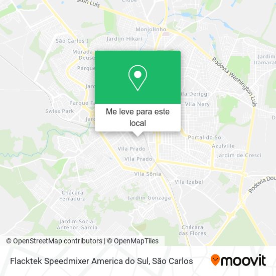 Flacktek Speedmixer America do Sul mapa