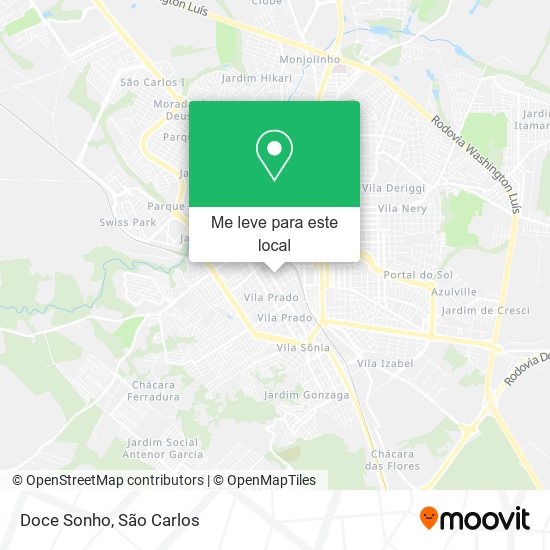 Doce Sonho mapa