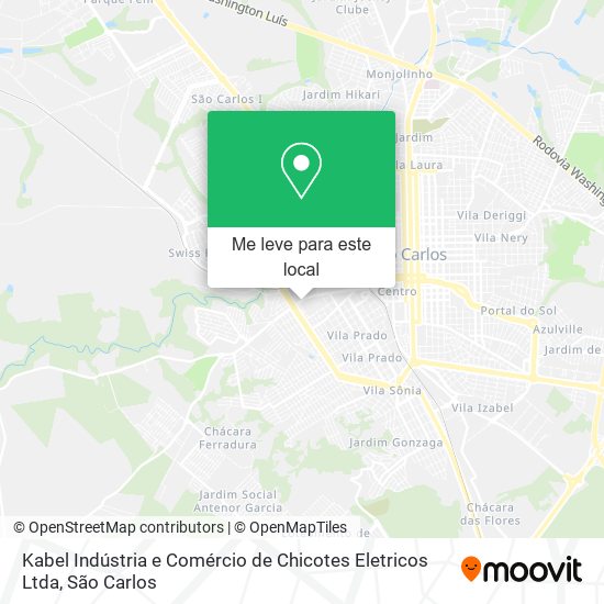Kabel Indústria e Comércio de Chicotes Eletricos Ltda mapa
