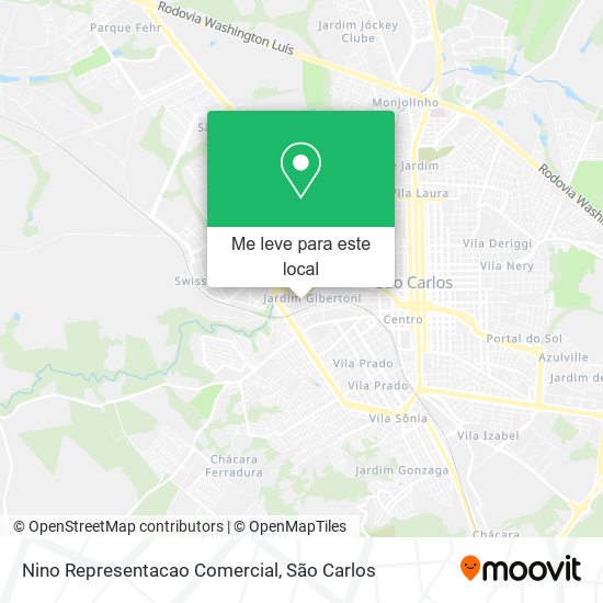 Nino Representacao Comercial mapa