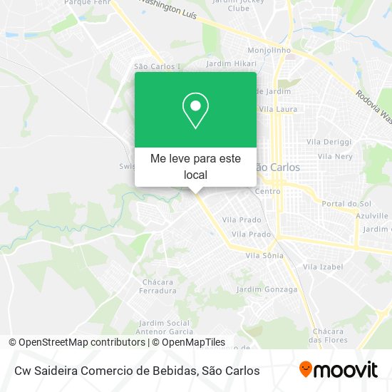 Cw Saideira Comercio de Bebidas mapa