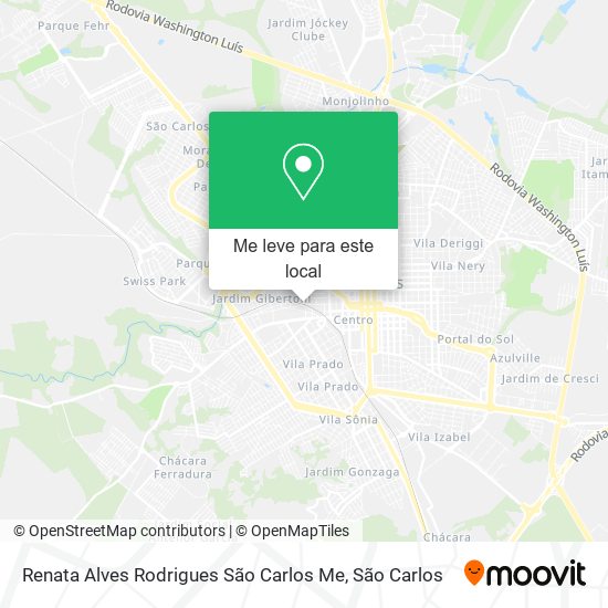 Renata Alves Rodrigues São Carlos Me mapa