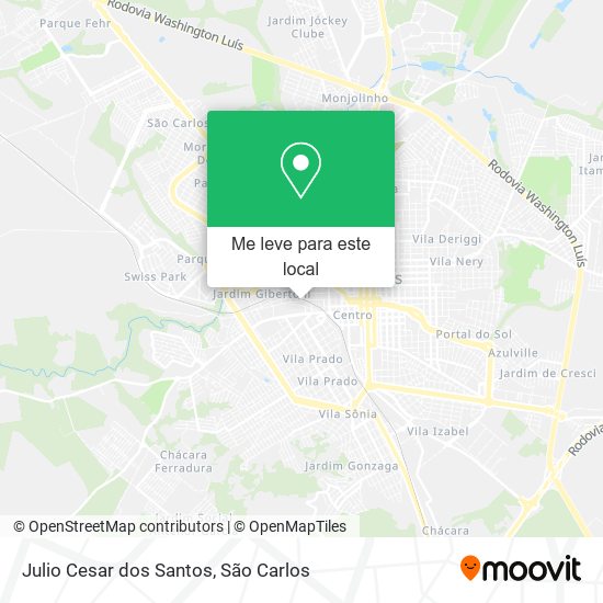 Julio Cesar dos Santos mapa