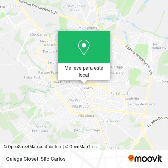 Galega Closet mapa