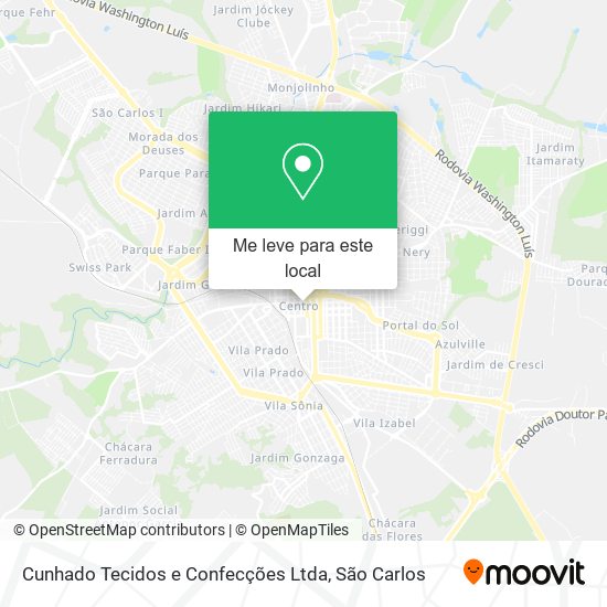 Cunhado Tecidos e Confecções Ltda mapa