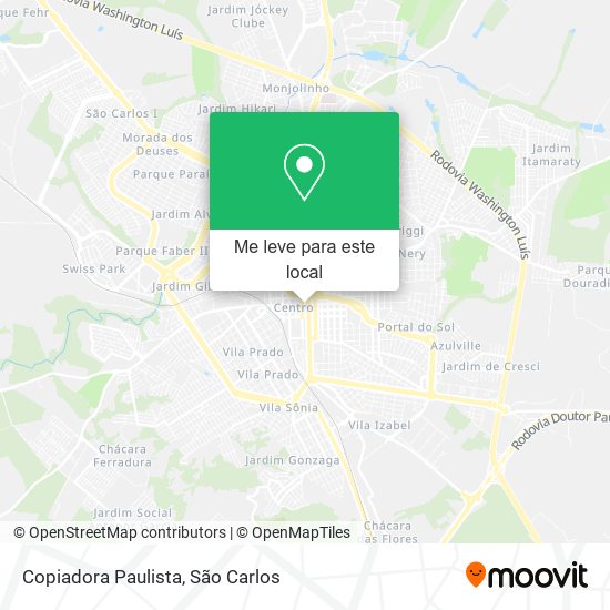 Copiadora Paulista mapa