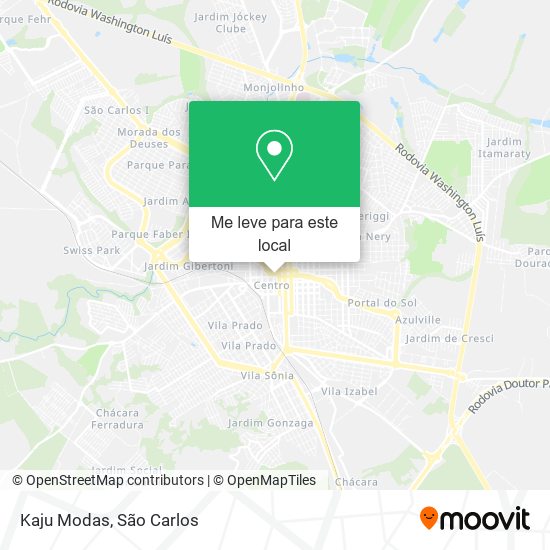 Kaju Modas mapa