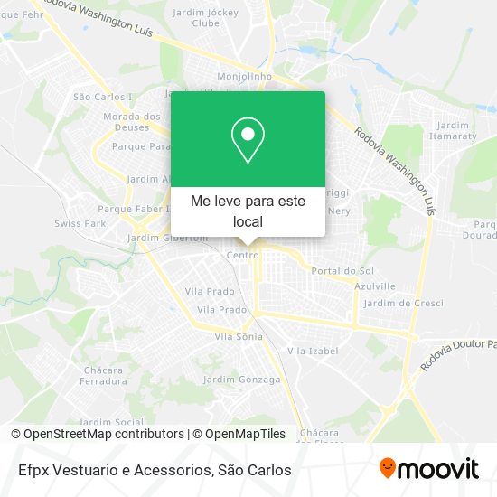 Efpx Vestuario e Acessorios mapa