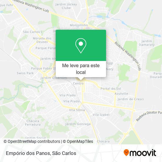 Empório dos Panos mapa