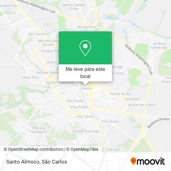 Santo Almoco mapa