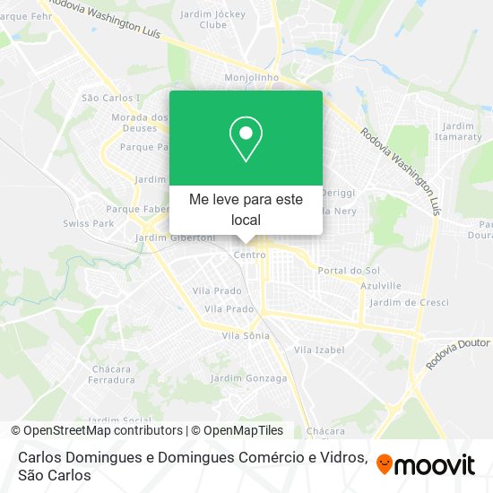 Carlos Domingues e Domingues Comércio e Vidros mapa