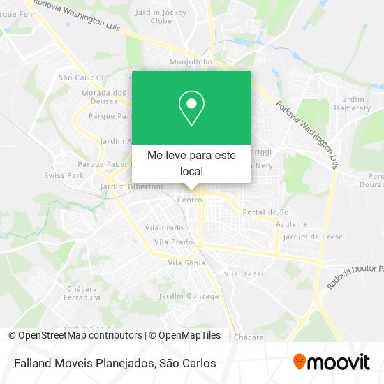 Falland Moveis Planejados mapa
