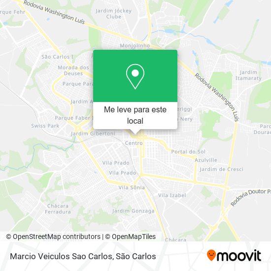 Marcio Veiculos Sao Carlos mapa