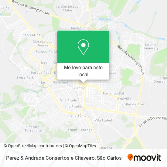 Perez & Andrade Consertos e Chaveiro mapa