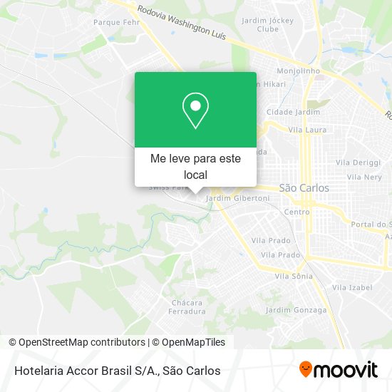 Hotelaria Accor Brasil S/A. mapa