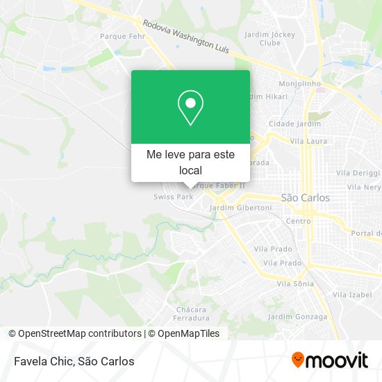 Favela Chic mapa
