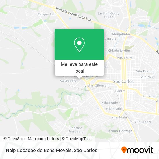 Naip Locacao de Bens Moveis mapa