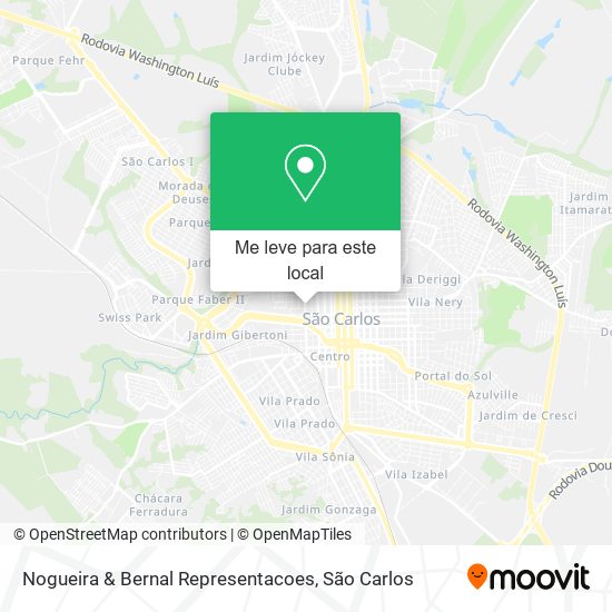 Nogueira & Bernal Representacoes mapa