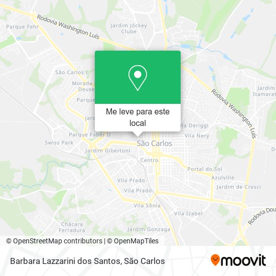 Barbara Lazzarini dos Santos mapa