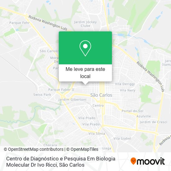 Centro de Diagnóstico e Pesquisa Em Biologia Molecular Dr Ivo Ricci mapa