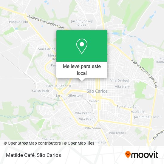 Matilde Café mapa