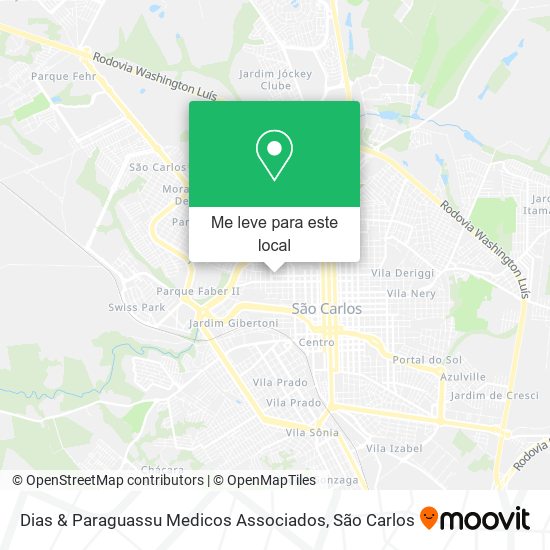 Dias & Paraguassu Medicos Associados mapa