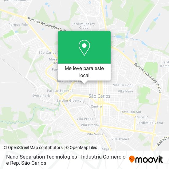 Nano Separation Technologies - Industria Comercio e Rep mapa