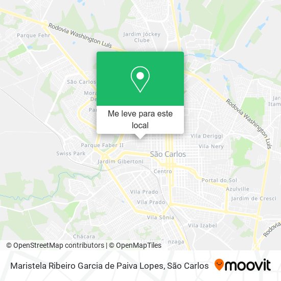 Maristela Ribeiro Garcia de Paiva Lopes mapa