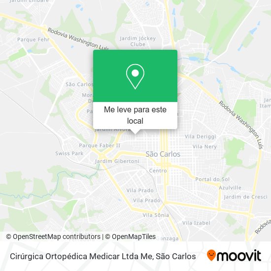 Cirúrgica Ortopédica Medicar Ltda Me mapa