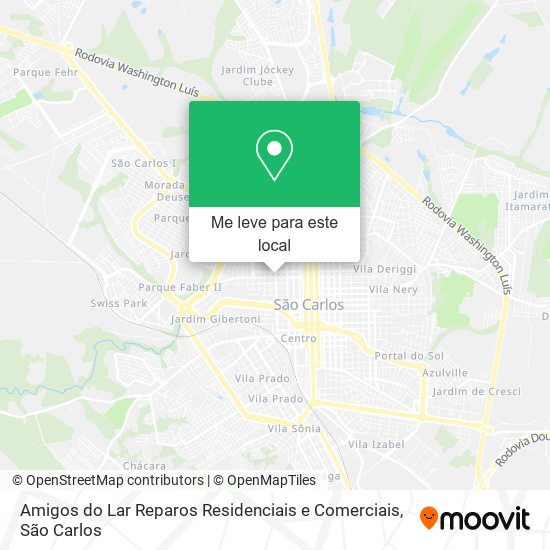 Amigos do Lar Reparos Residenciais e Comerciais mapa