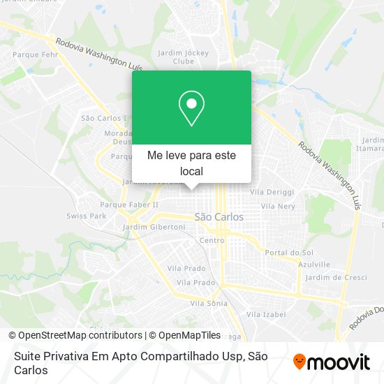 Suite Privativa Em Apto Compartilhado Usp mapa