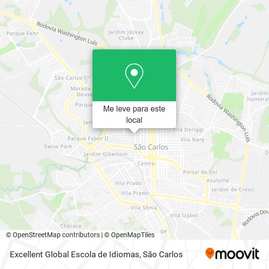 Excellent Global Escola de Idiomas mapa