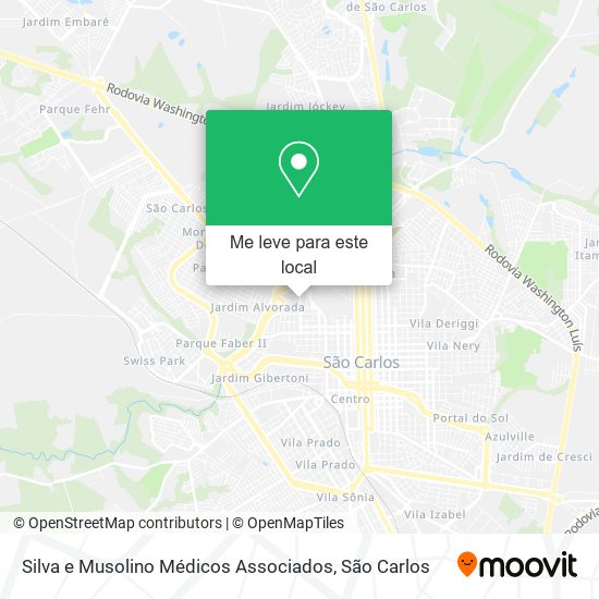 Silva e Musolino Médicos Associados mapa