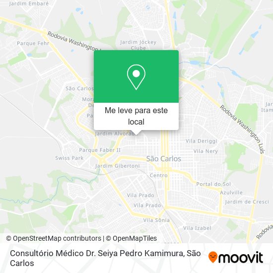 Consultório Médico Dr. Seiya Pedro Kamimura mapa