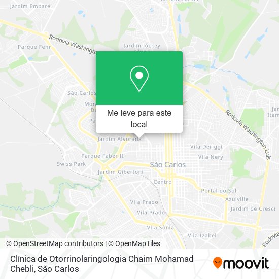 Clínica de Otorrinolaringologia Chaim Mohamad Chebli mapa