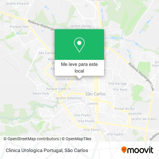 Clinica Urologica Portugal mapa