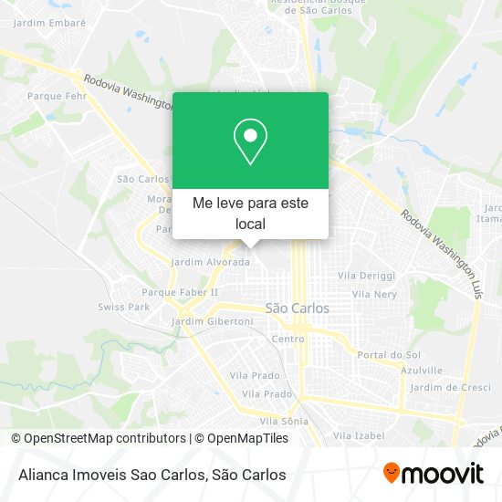 Alianca Imoveis Sao Carlos mapa