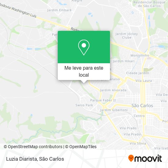 Luzia Diarista mapa