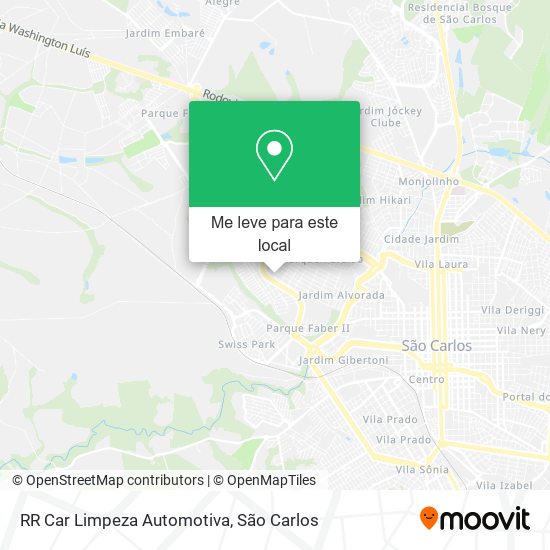 RR Car Limpeza Automotiva mapa