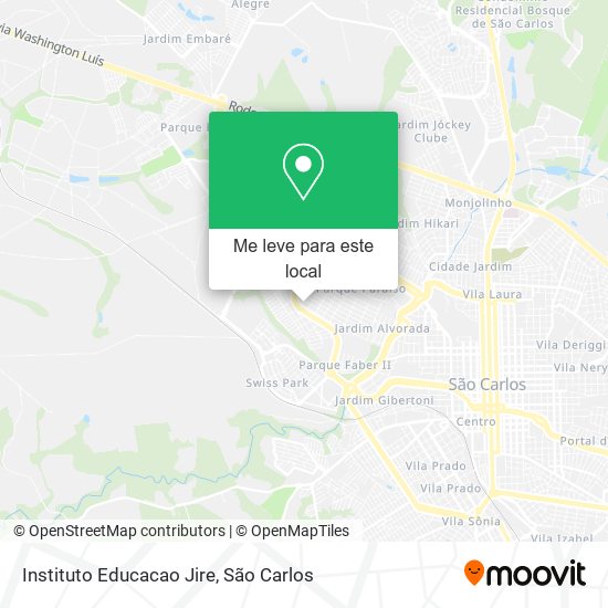 Instituto Educacao Jire mapa