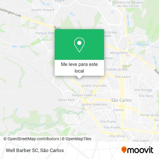Well Barber SC mapa