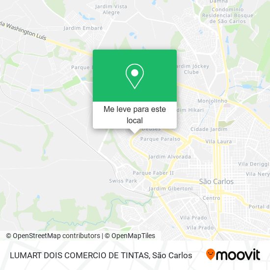 LUMART DOIS COMERCIO DE TINTAS mapa