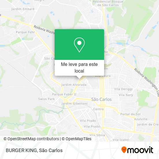 BURGER KING mapa