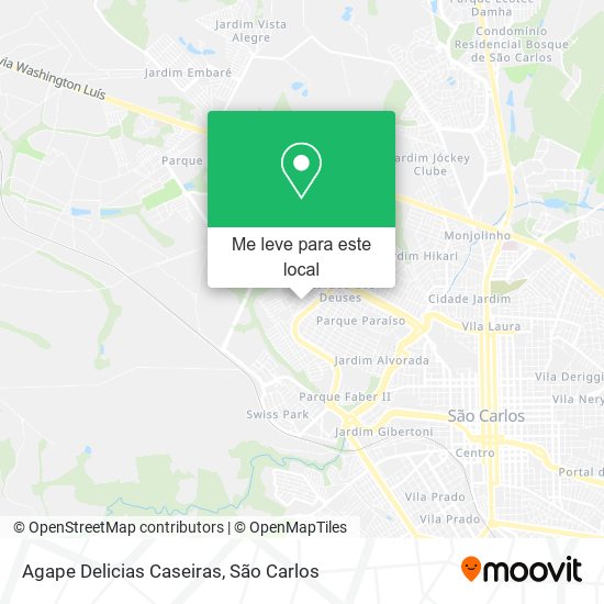 Agape Delicias Caseiras mapa