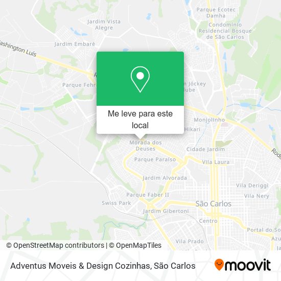 Adventus Moveis & Design Cozinhas mapa