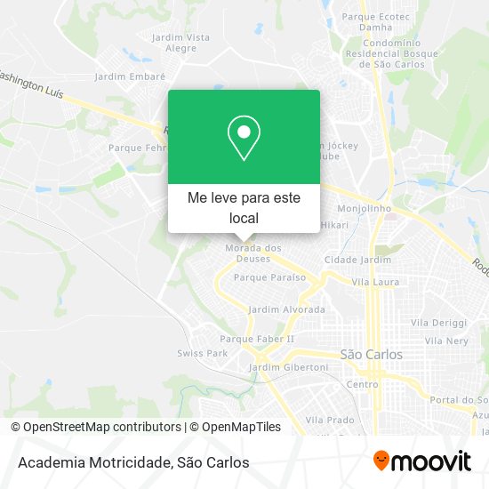 Academia Motricidade mapa